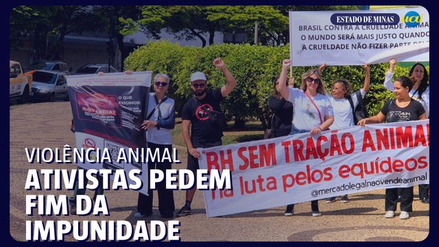 Protesto em BH pede penas mais duras para crimes contra animais
