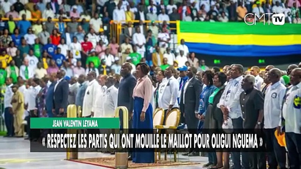 [#Reportage] Jean Valentin Leyama : « Respectez les partis qui ont mouillé le maillot pour Oligui Nguema »