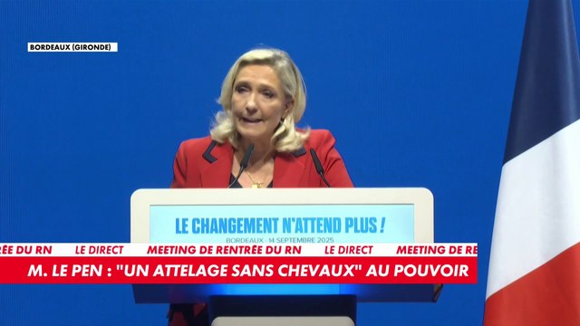 Marine Le Pen : «Aujourd'hui, c'est quasiment une émeute par jour dans tous les coins de France»