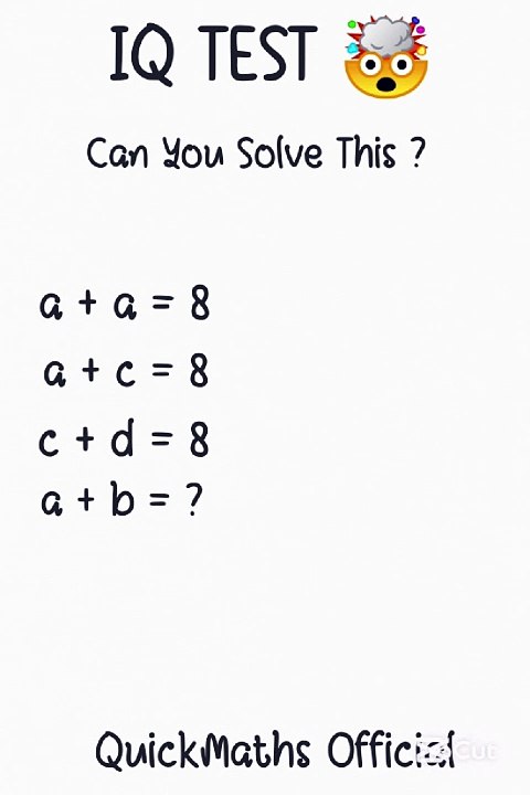 Only High IQ Can Solve 🤯