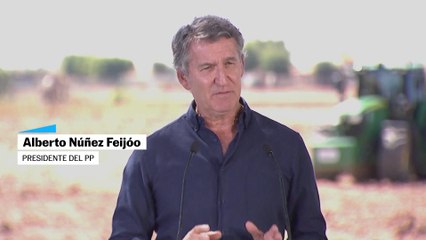 Feijóo combate a Vox en el campo: “No acepto lecciones del ruralismo de pancarta"