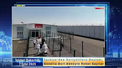 Türkiye’den Suriyelilere Destek: Gönüllü Geri Dönüşte Rekor Sayılar