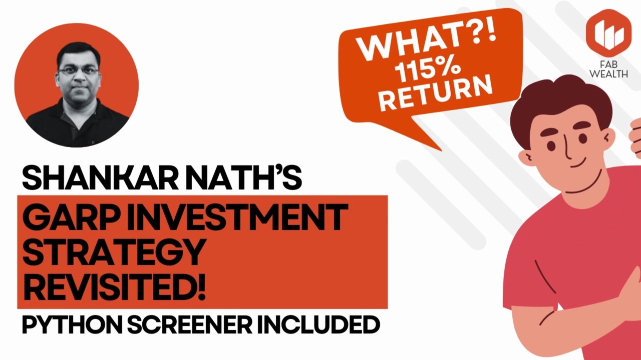 Shankar Nath GARP investing strategy new