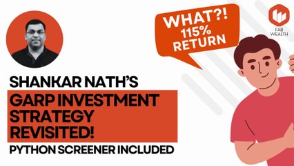 Shankar Nath GARP Investing Strategy: Unlocking Growth and Value 🚀