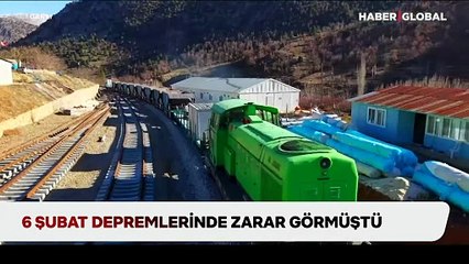 6 Şubat depremlerinde zarar görmüştü: Malatya-Gölbaşı-Narlı-Nurdağı demir yolu hattı yarın açılıyor