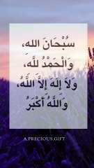 سُبْحَانَ اللهِ، وَالْحَمْدُ لِلَّهِ، وَلَا إِلَهَ إِلَّا اللَّهُ، وَاللَّهُ أَكْبَرُ مكررة ١٠٠  مرة