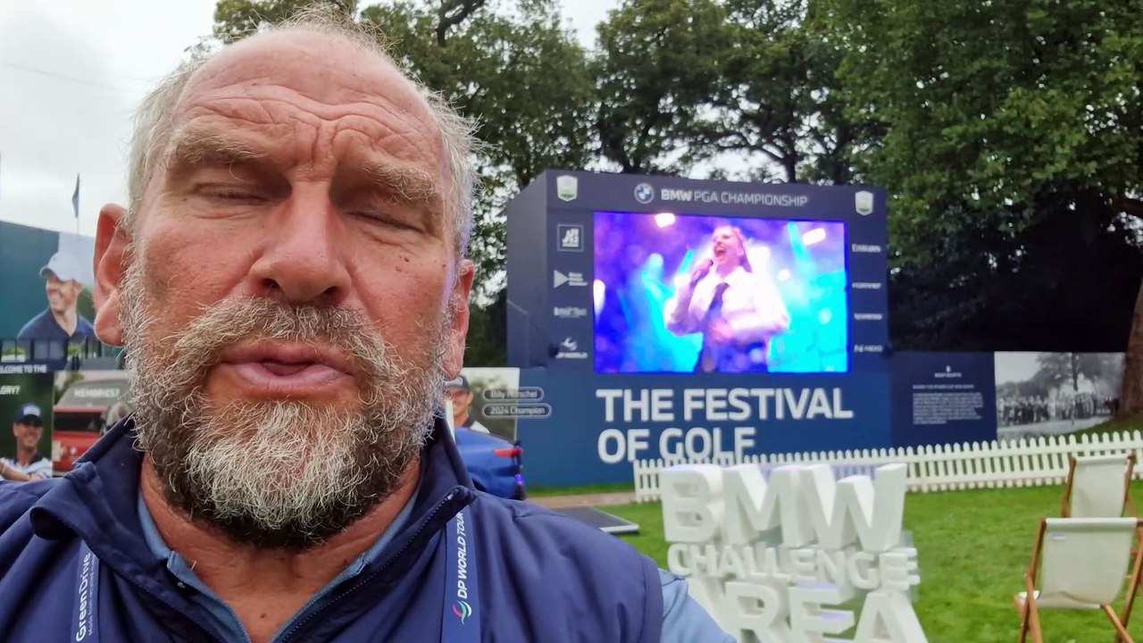Martin Dempster at Wentworth - day 4 of BMW PGA