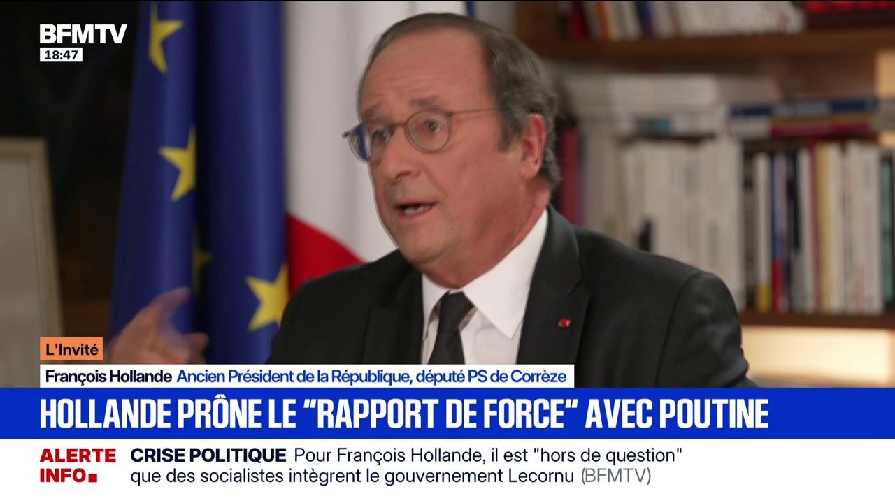 Reconnaissance de la Palestine par Emmanuel Macron: pour François Hollande, ancien président de la République, "il a raison"