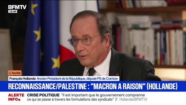 Présidentielle 2027: pour François Hollande, ancien président de la République, la gauche pourrait gagner avec deux candidats