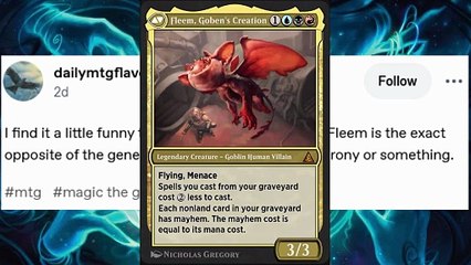fleem mtg card // GOBEN COMMANDER Are you Pro Fleem or