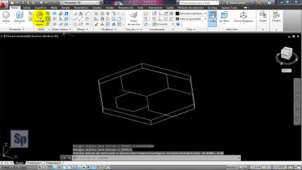 Autocad - 6/7 Inciación 3D, básico 3D; fuente 3D paso a paso. Tutorial en español HD