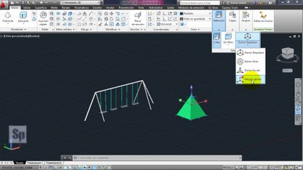 Autocad - 4/7 Iniciación 3D, básico 3D; gizmos: desplazar 3D, rotar 3D, escalar 3D. Tutorial HD