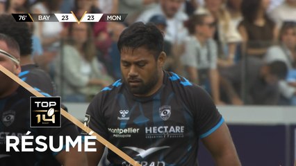 TOP 14 Saison 2025-2026 J02 - Résumé Aviron Bayonnais - Montpellier Hérault Rugby