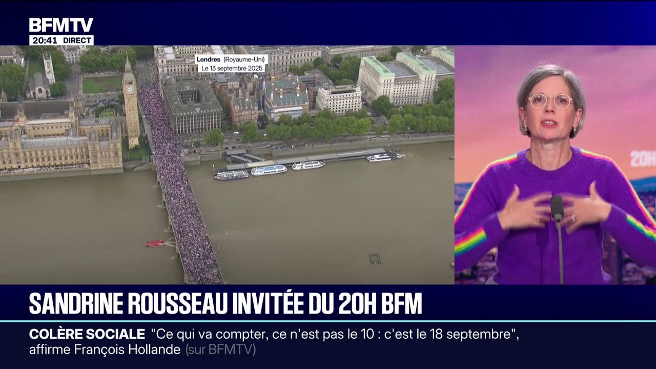 Manifestation anti-immigration à Londres: "L'extrême droite en Grande-Bretagne progresse, comme dans d'autres pays européens", observe Sandrine Rousseau, députée (Écologiste et social)