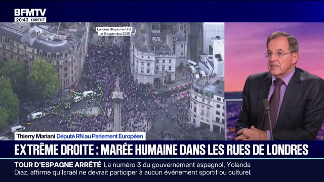 Manifestation anti-immigration à Londres: pour Thierry Mariani, député RN, il y a un problème d'immigration en Europe