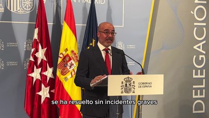 El delegado del Gobierno justifica los disturbios en La Vuelta: "En Madrid no se han asesinado 65.000 niños"