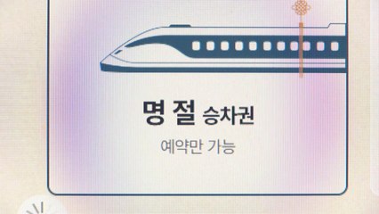 추석 기차 예매 첫날 한때 접속 지연...이용객 불편 / YTN