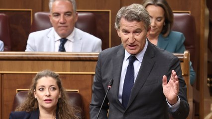 Feijóo a Sánchez: "Por seguir en el poder, usted pactaría hasta con el señor Netanyahu"
