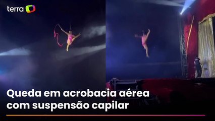Artista despenca durante apresentação em circo no Rio de Janeiro; vídeo mostra o momento
