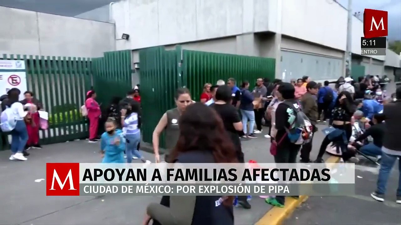 Familias y comerciantes apoyan a afectados por la explosión de una pipa en Iztapalapa