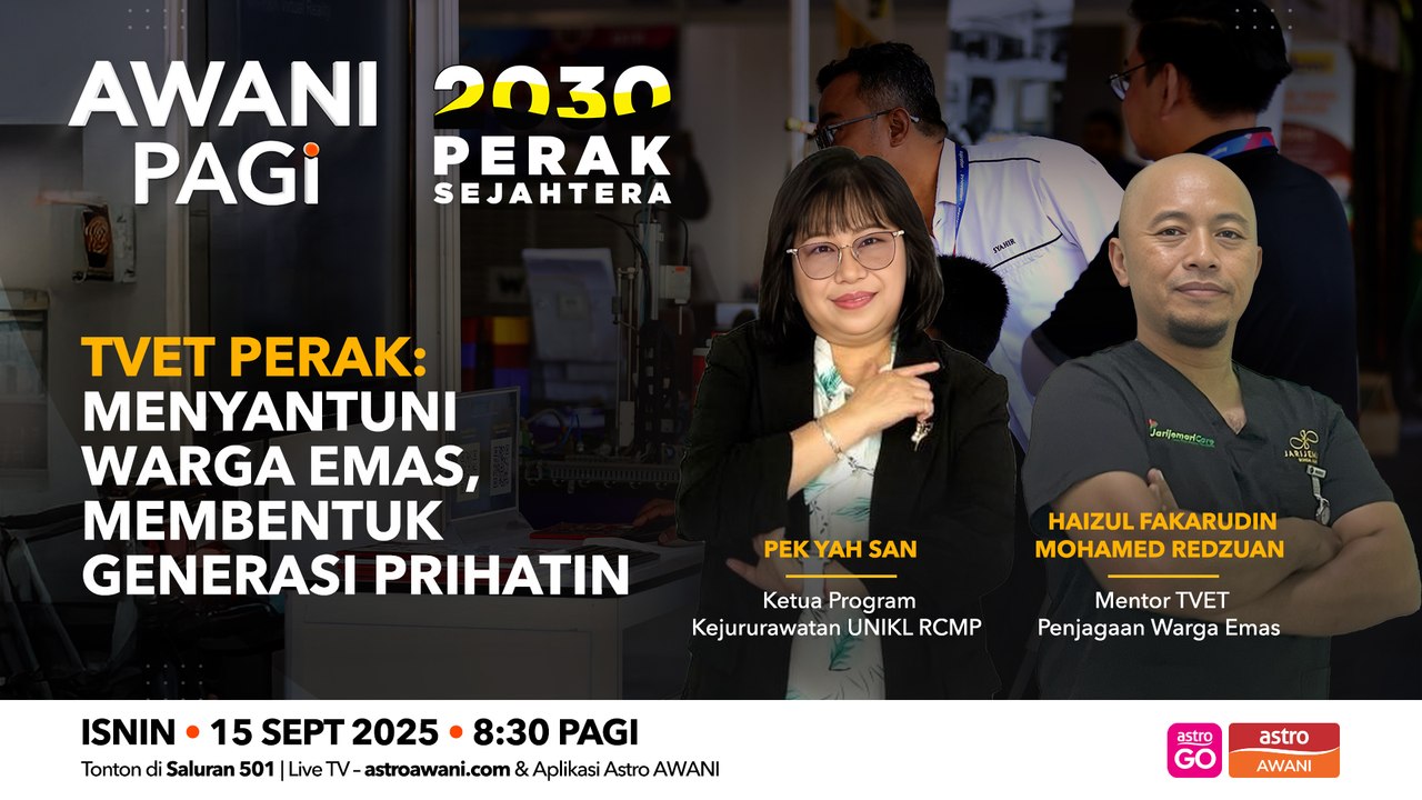 AWANI Pagi: TVET Perak | Menyantuni Warga Emas, Membentuk Generasi Prihatin
