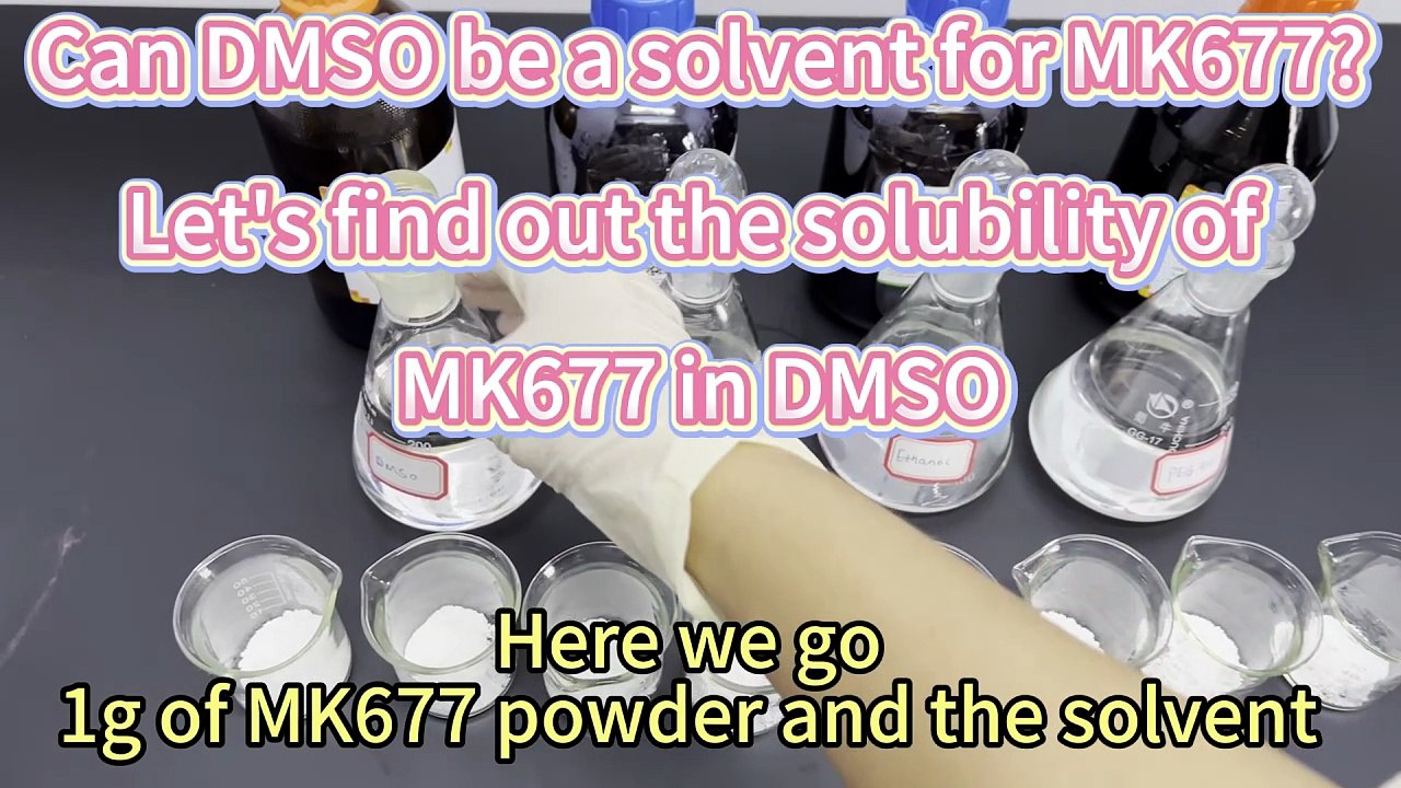 Can DMSO really be used as a solvent for MK677?