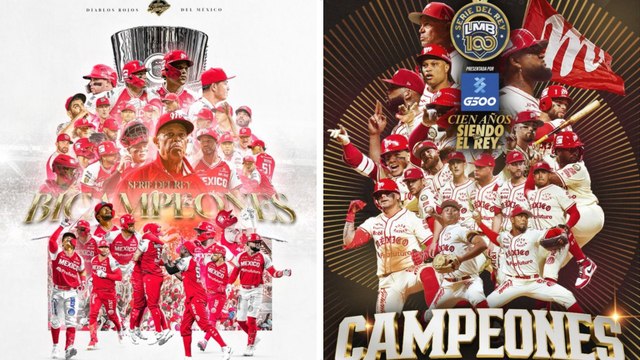 Los Diablos Rojos son bicampeones y ganan su título #18 de la Liga Mexicana de Beisbol; así celebran el triunfo