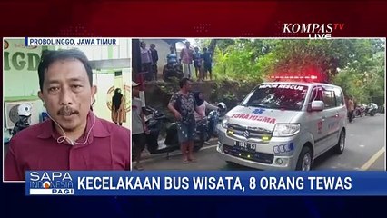 Terbaru! Situasi Pasca-Kecelakaan Bus Wisata Tewaskan 8 Orang di Probolinggo | SAPA PAGI