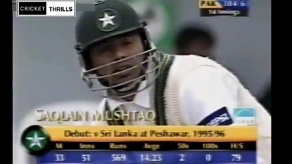 Saqlain Mushtaq 101 off 291 Balls 430 Balls 11 Fours 1 Six vs New Zealand 2001 2nd Test Match in Christchurch