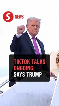 Trump says TikTok talks ongoing, outcome depends on China