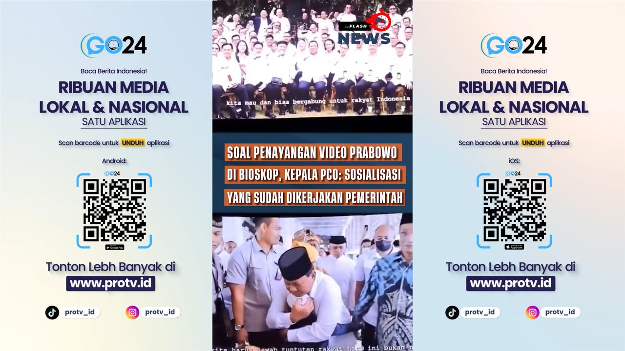 Soal Penayangan Video Prabowo di Bioskop, Kepala PCO Sosialisasi yang Sudah Dikerjakan Pemerintah