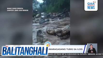 Tulay, tinangay ng rumaragasang tubig sa ilog | Balitanghali