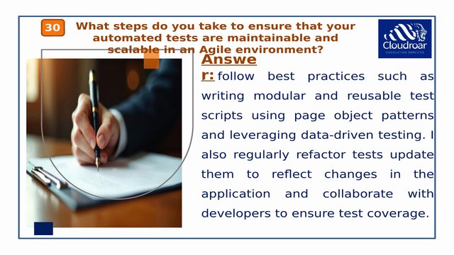 Top 10 Agile Tester Interview Questions and Answers for Software Testing and QA Careers | Part 3