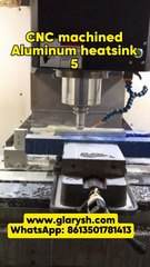 CNC machined aluminum heatsink
