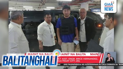 Ex.-Bulacan 1st District Asst. Engr. Brice Hernandez, naibalik na sa Senado mula Pasay City Jail | Balitanghali