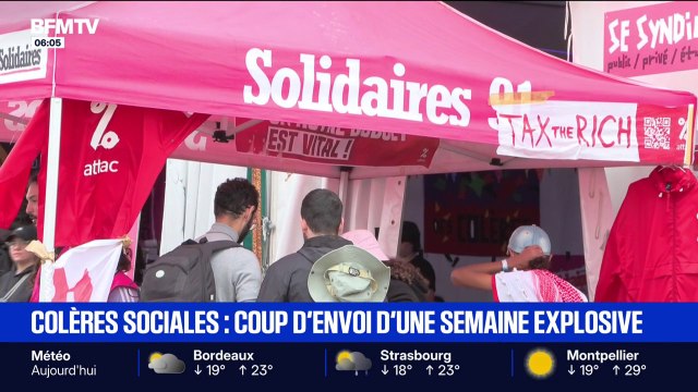 Colères sociales: plusieurs secteurs sous le coup d’une mobilisation d’ampleur le 18 septembre