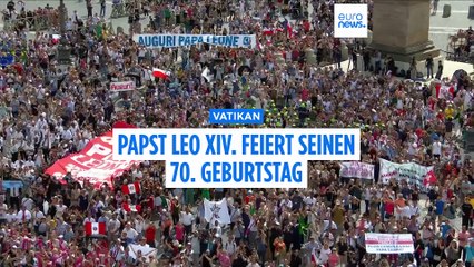 Papst Leo XIV. wird 70: Glückwünsche aus der ganzen Welt