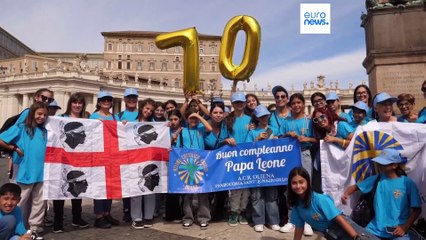Papież Leon XIV świętuje 70. urodziny na Placu św. Piotra