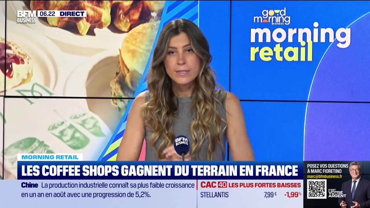 Morning Retail : Les "coffee shops" gagnent du terrain en France, par Eva Jacquot - 15/09