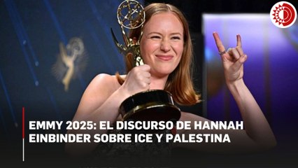 Hannah Einbinder se pronuncia contra el ICE y a favor de Palestina en los Emmy 2025