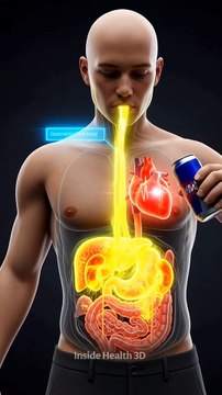 Energy Drink Side Effects Inside Your Body | 3D Medical Animation #reels #food #viral #trending #health #healthylifestyle