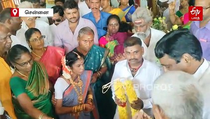அம்பத்தூர் எம்எல்ஏ தலைமையில் மாற்றுத்திறனாளி தம்பதிக்கு இலவச திருமணம்!
