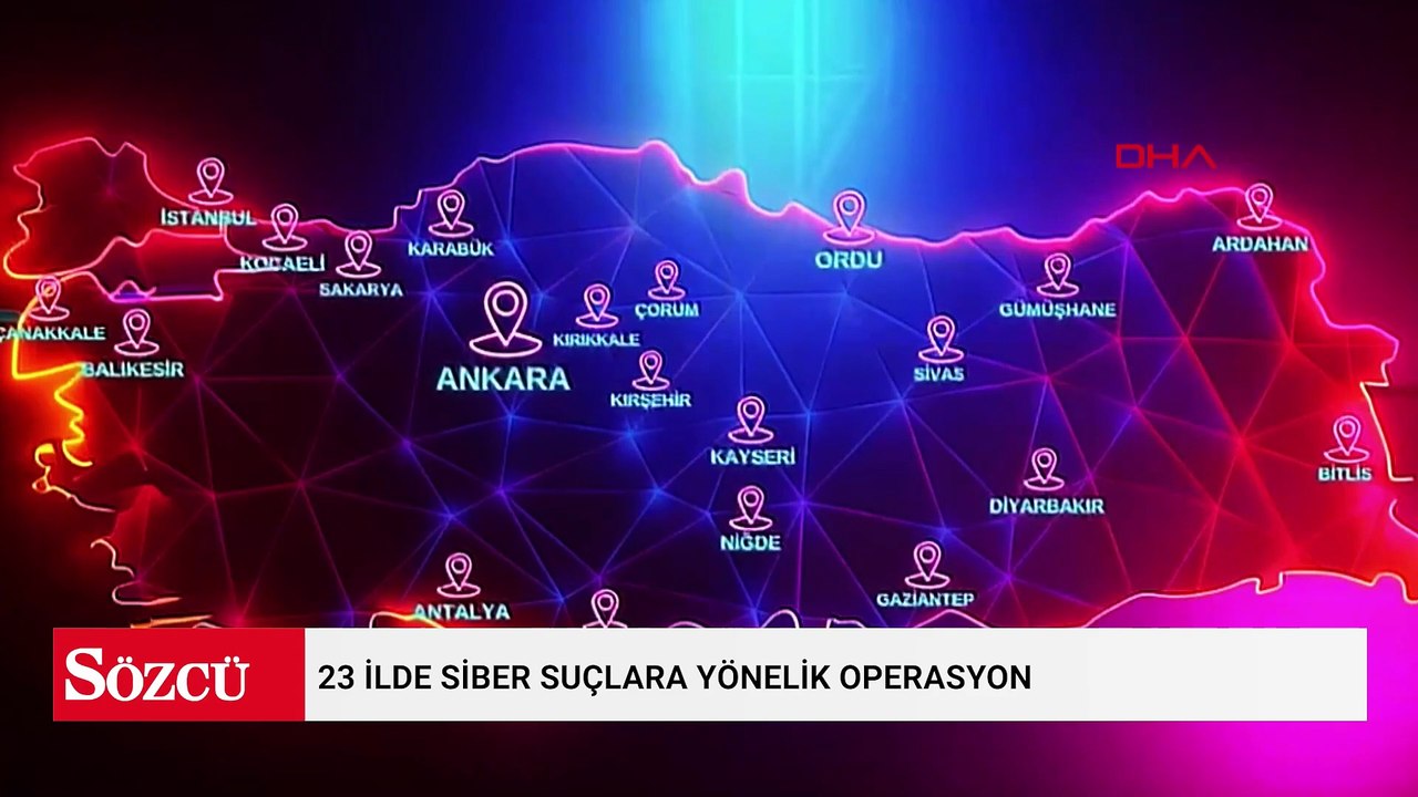 23 ilde siber suçlara yönelik operasyon: 125 şüpheli tutuklandı