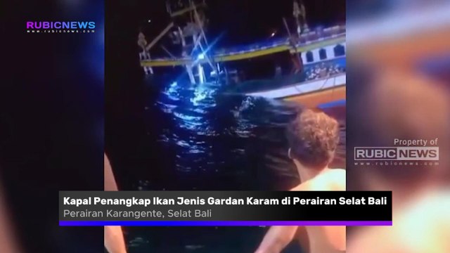 Akibat Lambung Kapal Bocor, Satu Unit Kapal Penangkap Ikan Jenis Gardan Karam di Perairan Selat Bali, Seperti Ini Proses Penyelamatan 22 ABK