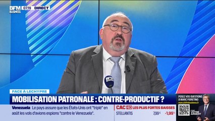 Emmanuel Lechypre face à Raphaël Legendre : Mobilisation patronale, contre-productif ? - 15/09