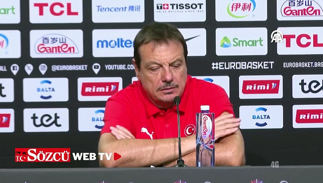 Ergin Ataman'dan 7 cümlelik basın toplantısı