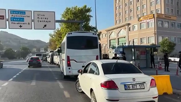 CHP'nin kurultay davası öncesi Dışkapı Adliyesi'nde yoğun güvenlik önlemi