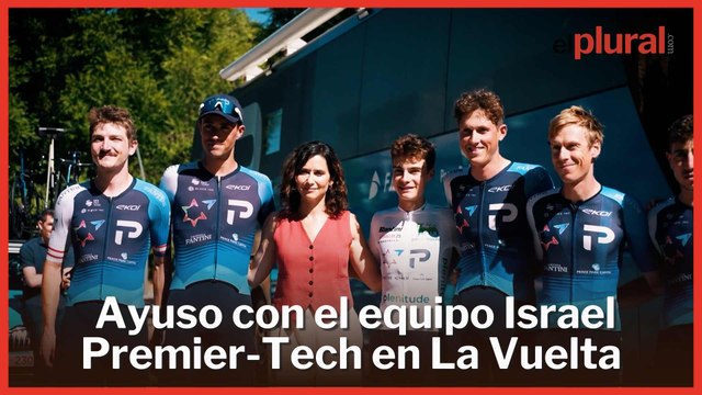 La imagen de la vergüenza: Ayuso saluda al equipo israelí mientras Madrid protesta contra el genocidio