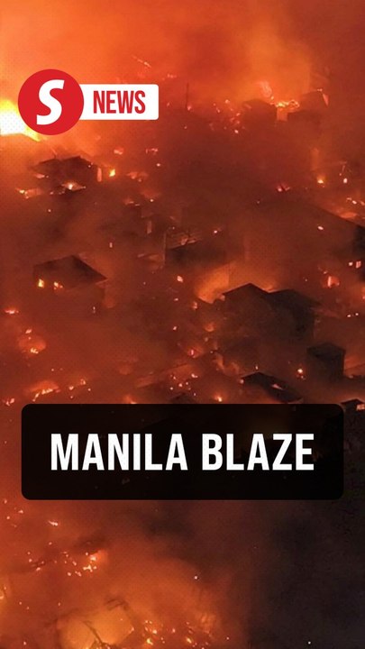 Devastating fire displaces over a thousand families in Manila