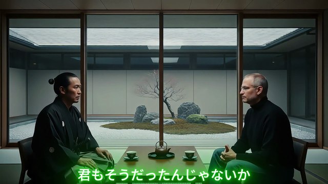 【AIで実現】坂本龍馬 vs スティーブ・ジョブズ、時空を超えた対談が実現！「日本の夜明け」を夢見た男が、Apple創業者の哲学に迫る。　[Made possible with AI] A conversation that transcends time and space between Ryoma Sakamoto and Steve Jobs! The man who dreamed of the dawn of Japan delves into the philosophy of the